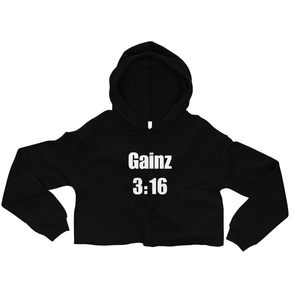 Gainz 3: 16 Crop Hoodie