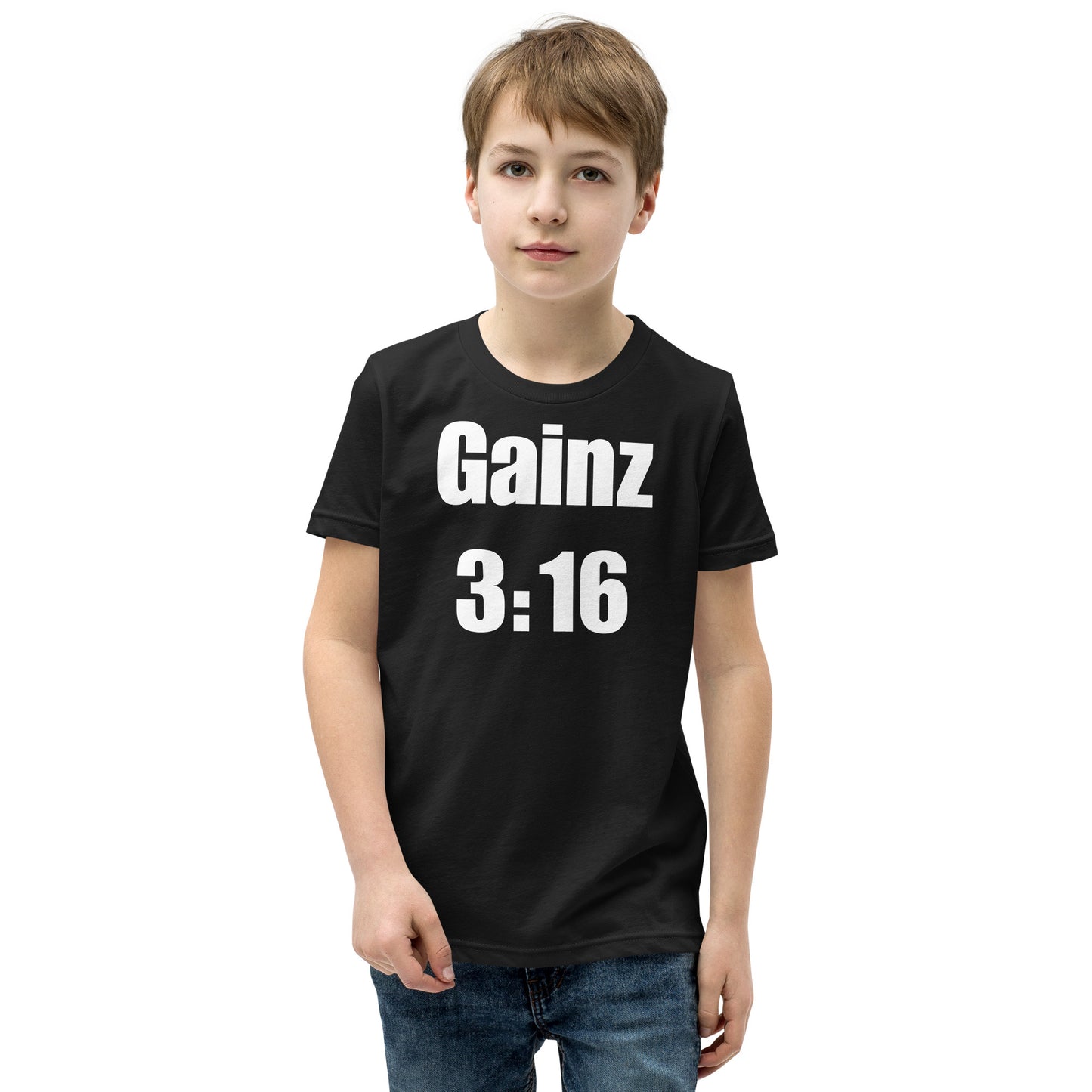 Gainz 3:16 Youth Short Sleeve T-Shirt