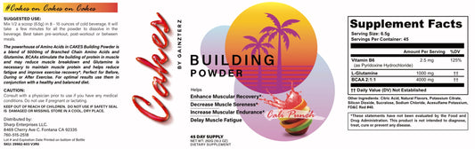 CAKES BUILDING POWDER