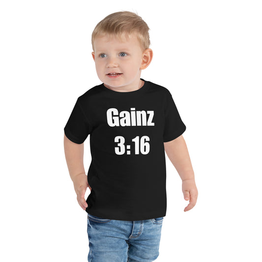 Gainz 3:16 Toddler Short Sleeve Tee